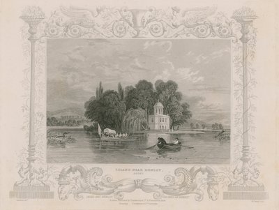 Se i nærheden af Henley af William Tombleson
