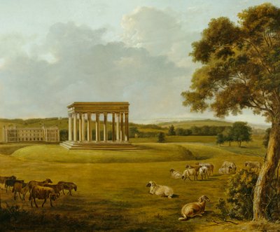 Audley End House, Saffron Walden, Essex, 1700-tallet af William Tomkins