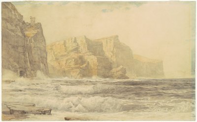 Baldart Castle, Kilkee, County Clare, Irland af William Trost Richards