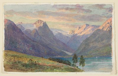 Fjord i Norge af William Trost Richards