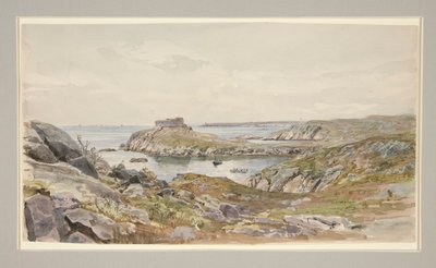 Fort Dumpling, Narragansett Bay af William Trost Richards