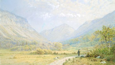 Franconia Notch, New Hampshire, 1872. af William Trost Richards