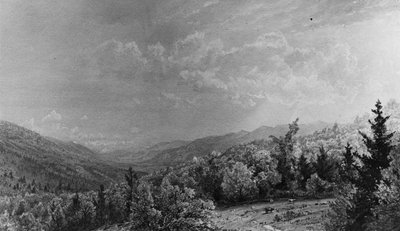Fra Flume House, Franconia, New Hampshire, 1872. af William Trost Richards