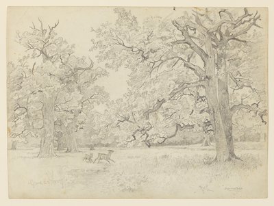 Landskab, Darmstadt, Tyskland af William Trost Richards