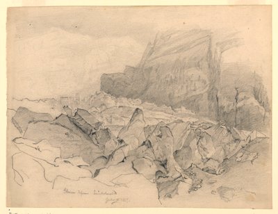 Landskab, Grindelwald, Schweiz af William Trost Richards