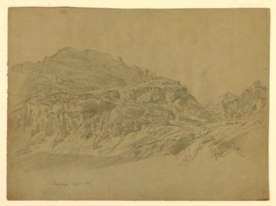 Landskab, Meiringen, Schweiz af William Trost Richards
