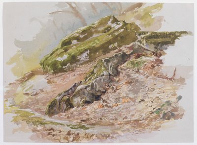 Landskab, muligvis nær Germantown, Pennsylvania af William Trost Richards