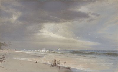 Nær indløbet, Atlantic City af William Trost Richards