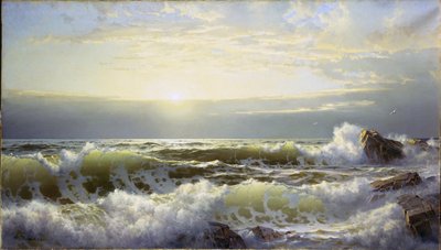 Ud for Connecticut, Newport, 1904 af William Trost Richards