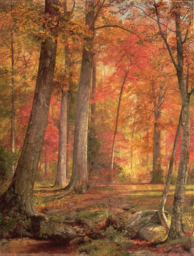 Stien i skoven, 1865 af William Trost Richards