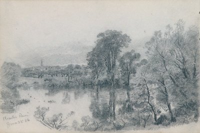 Skitsebog med landskabs- og maritime motiver fra New England og Pennsylvania af William Trost Richards