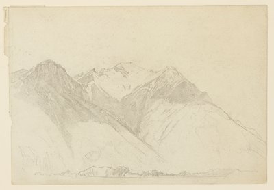 Studie af landskab af William Trost Richards