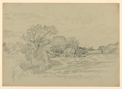 Studie af landskab af William Trost Richards