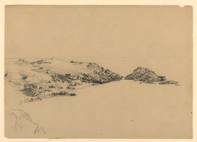 Undersøgelse af kysten, Rhode Island af William Trost Richards