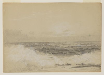 Studie af bølger af William Trost Richards