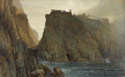 Tintagel på Cornwalls kyst af William Trost Richards