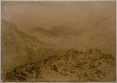A Rocky Pass between Mountains (Glen Croe, with Slopes of Ben Arthur: Ben an Lochain) af Joseph Mallord William Turner