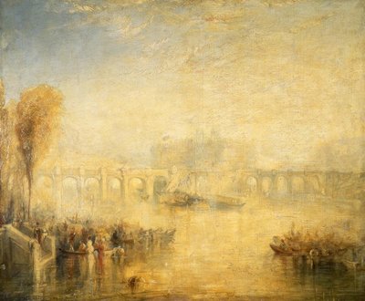 Udsigt over Pont Neuf i Paris af Joseph Mallord William Turner
