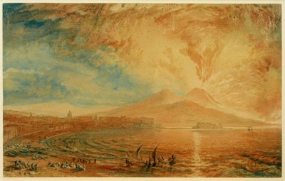 Napoli-bugten (Vesuvius Angry) af Joseph Mallord William Turner
