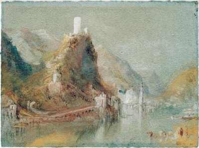 Cochem set fra syd af Joseph Mallord William Turner