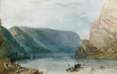 Die Lorelei af Joseph Mallord William Turner