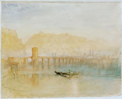 Moselbroen i Koblenz af Joseph Mallord William Turner