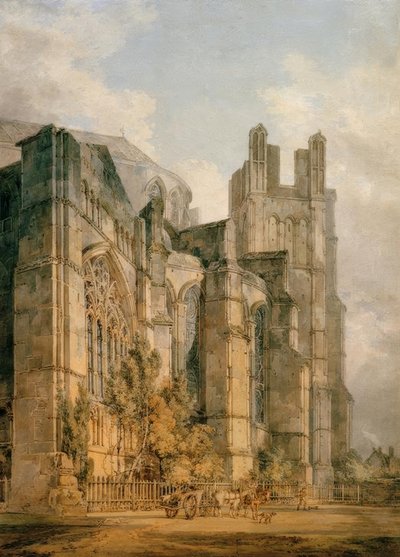 Kapellet St. Anselm ved Canterbury Cathedral og af Joseph Mallord William Turner