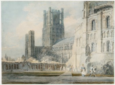 Ely-katedralen fra sydøst af Joseph Mallord William Turner