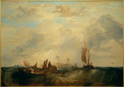 Indgang til Maas: Orange-Købmand på Baren, Går til Stykker af Joseph Mallord William Turner