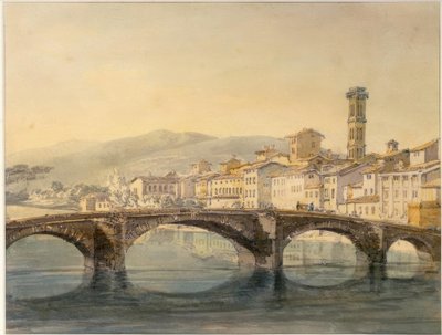 Firenze fra Arno af Joseph Mallord William Turner