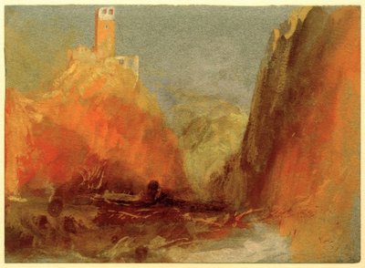 Mosel(?) af Joseph Mallord William Turner