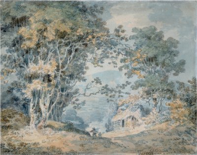 Rustik på en countrybane i Hindhead, Surrey af Joseph Mallord William Turner