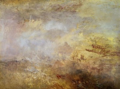 STORM TIL HAVET - XIX ÅRHUNDREDE af Joseph Mallord William Turner