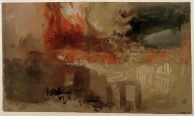 Afbrændingen af Rom af Joseph Mallord William Turner