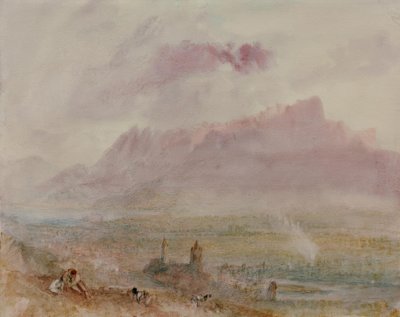 Byen og Thunsøen af Joseph Mallord William Turner