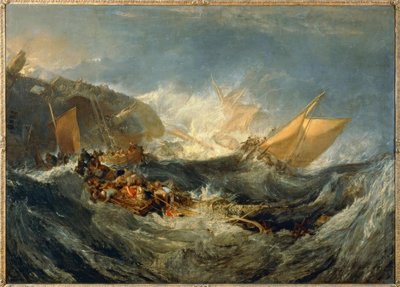 Vraget af et transportskib af Joseph Mallord William Turner