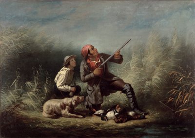 On the Wing, ca. 1850 (olie på lærred) af William Tylee Ranney