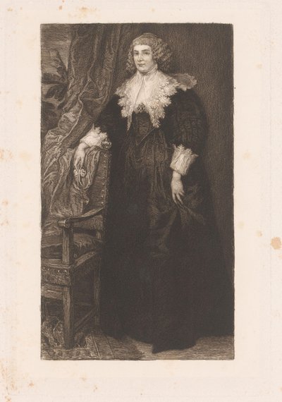 Portræt af Anna van Craesbecke af William Unger