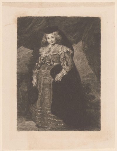 Portret van Emerentia van Beresteyn af William Unger