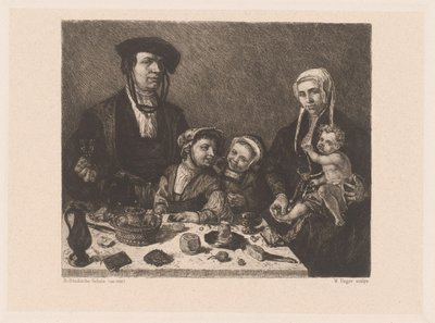 Portræt af Pieter Jan Foppesz. og Alijd van Beresteyn med deres børn af William Unger