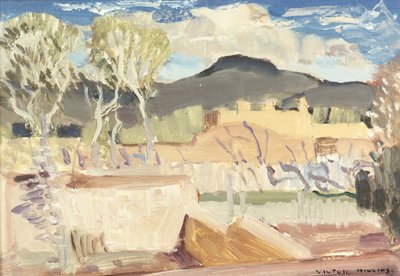 Taos (olie om bord) af William Victor Higgins