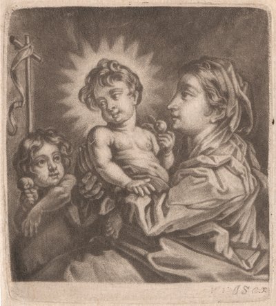 Jomfru, Kristusbarn og Sankt Johannes af William Vincent