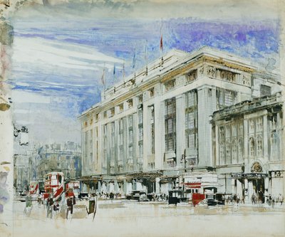 A Perspective Design for Derry and Toms, Kensington High Street (fl af William Walcot