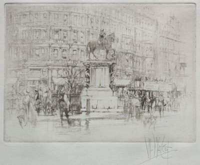 Charing Cross: Statuen af Charles I af William Walcot