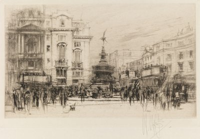 London Set: Piccadilly Circus (med Criterion Theatre) af William Walcot