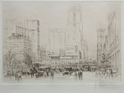 New York City: 42nd Street af William Walcot