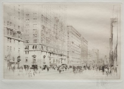Park Avenue, New York af William Walcot