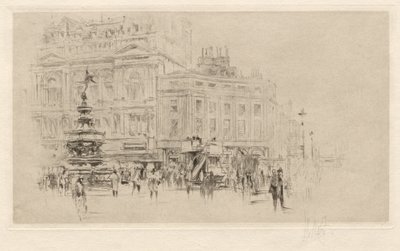 Picadilly Circus af William Walcot