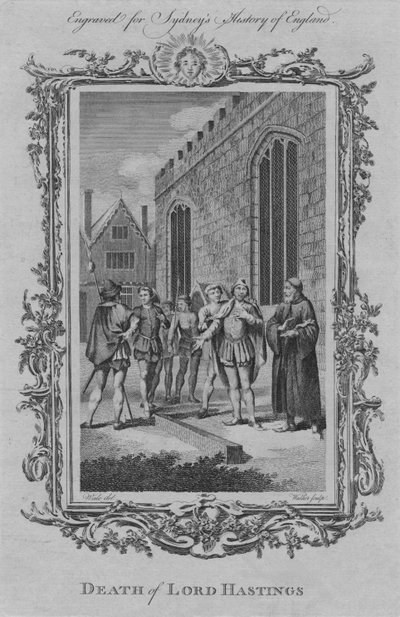 Lord Hastings død, 1773. af William Walker