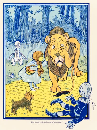 ?Du burde skamme dig!? fra ?Den vidunderlige troldmand fra Oz? af L. Frank Baum af William Wallace Denslow